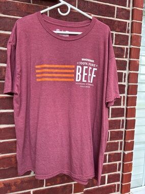 Whataburger Men's Maroon Graphic Short-Sleeve Tee